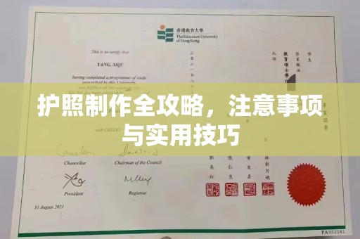 汉阳护照制作全攻略，注意事项与实用技巧
