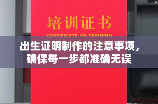 汉阳出生证明制作的注意事项，确保每一步都准确无误