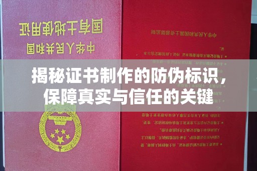 汉阳揭秘证书制作的防伪标识，保障真实与信任的关键