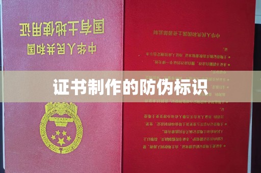 汉阳证书制作的防伪标识